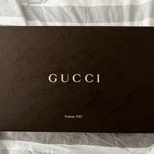 Gucci Nero calf washed style# 8044266734 mink strap Black slip on dress shoe